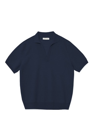 [LE17SEPTEMBRE] LAYERED NECK KNIT POLO [NAVY] 正規品 韓国ブランド 韓国通販 韓国代行 韓国ファッション LE 17 SEPTEMBRE ル 17 セプテンバー le 917韓国 店舗