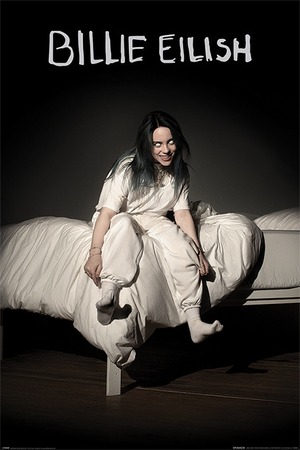 ビリー・アイリッシュ　Billie Eilish WHEN WE ALL FALL ASLEEP, WHERE DO WE GO? ファーストアルバム　ジャケット　輸入ポスター　61cm x 91.5cm POSP34515