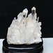 水晶 クラスター マダガスカル産 台座付属 水晶 原石 一点物 182-9424