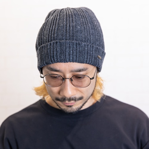 Big Linen Rib Knit Cap【ビッグリネンニットキャップ】