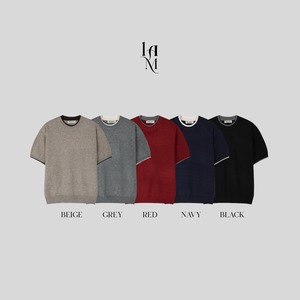Minimal Coastal Layered Knit (5color)
