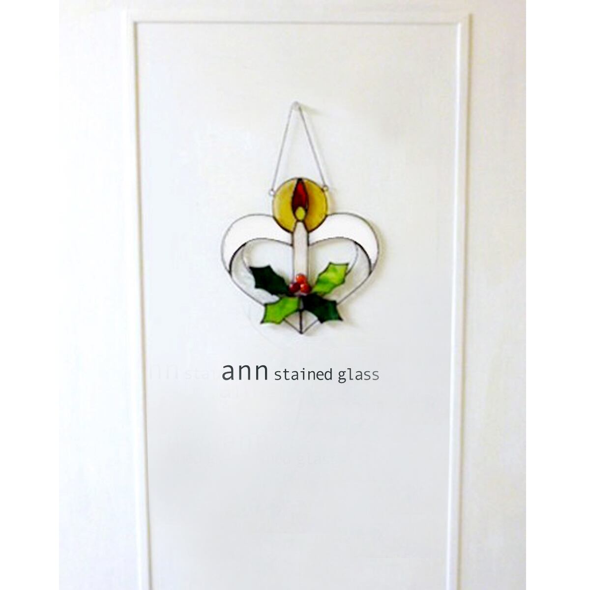 X'mas】ステンドグラス クリスマスリース | ann stained glass X'mas】ステンドグラス クリスマスリース | ann stained glass