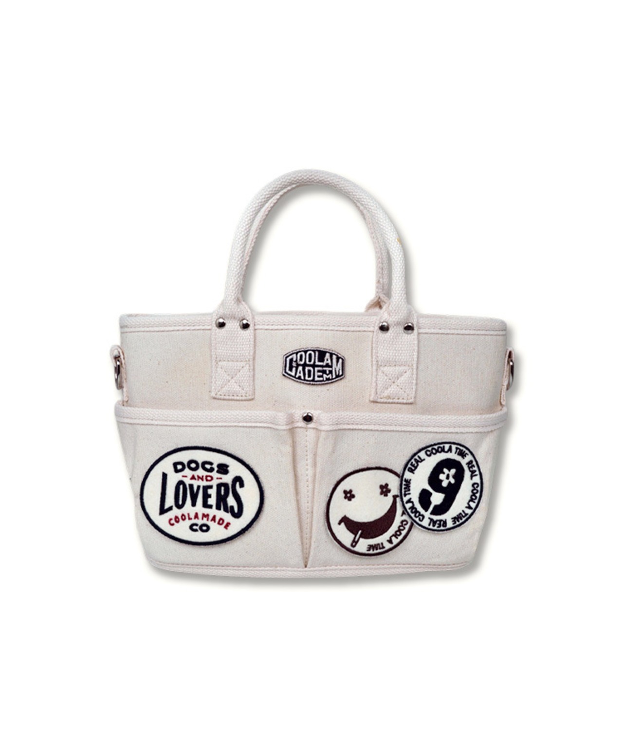 【直営限定ITEM】-TYPE D- パッチコンパクト3wayバッグ (IVORY)　CQ-49501H
