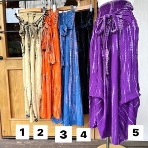 ナチュラル染めタイダイ2wayスカート