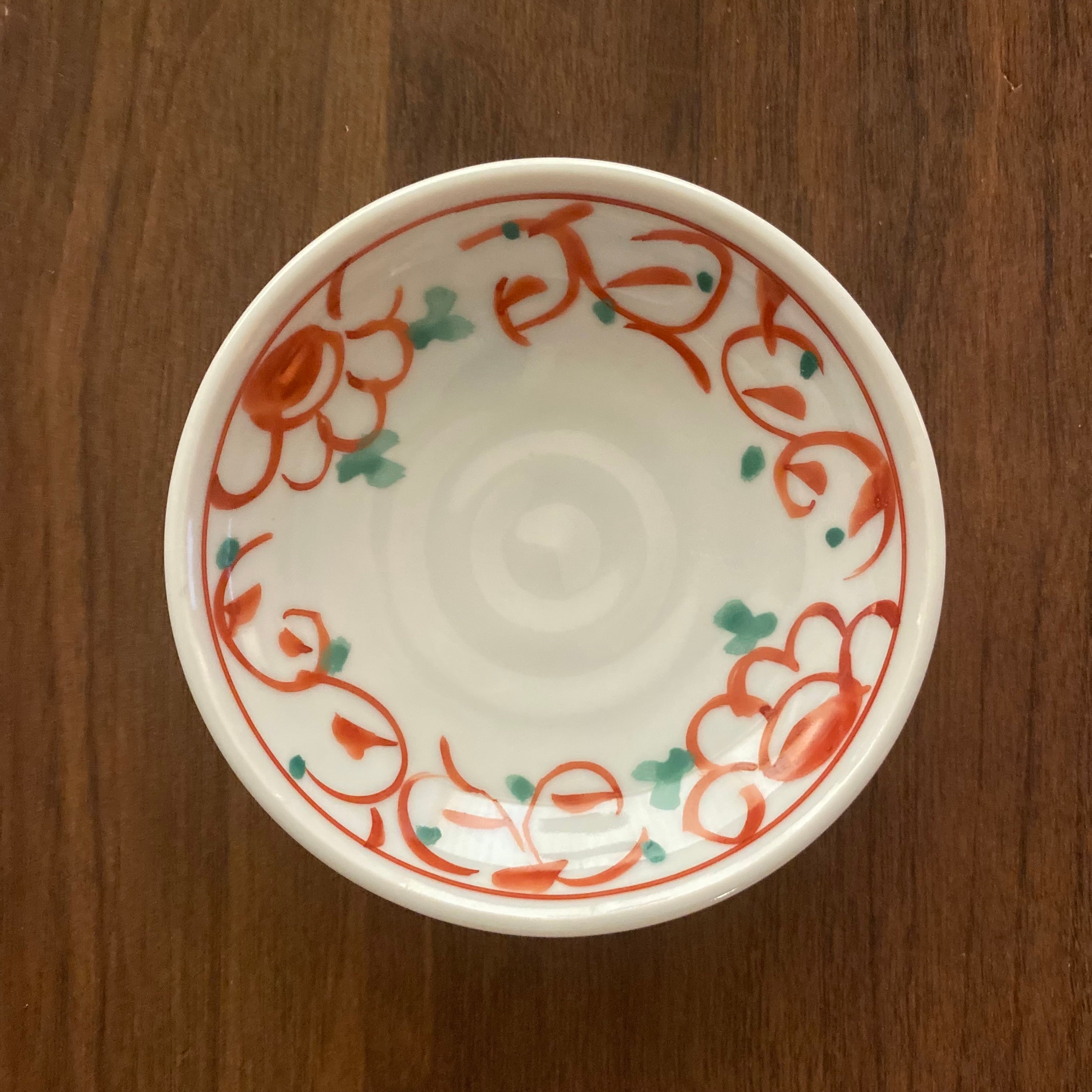 作家もの　陶器　赤絵 金彩　三足豆鉢　2個セット 豆皿セット【赤絵異彩2】 | 豆皿専科