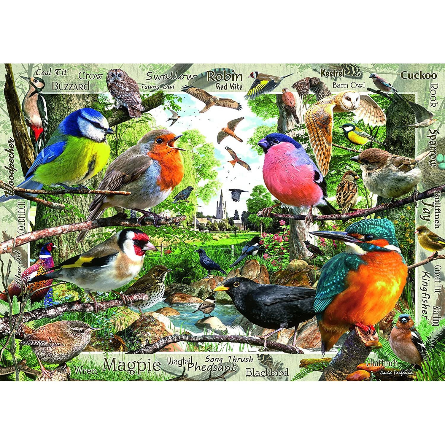 ラベンスバーガー ジグソーパズル フェザー・フレンズ 1000ピース | 木