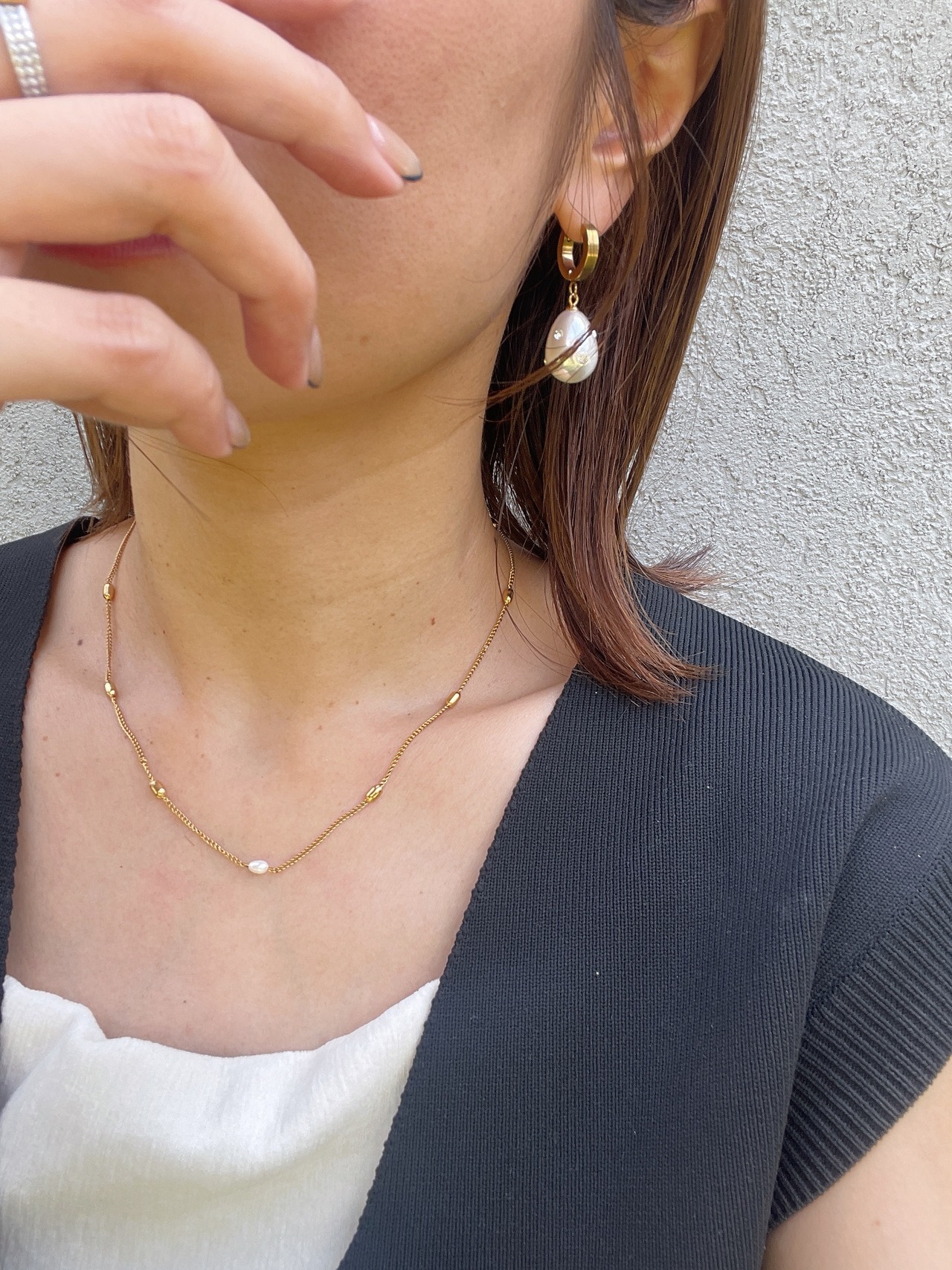 パールエッセンシャルネックレス