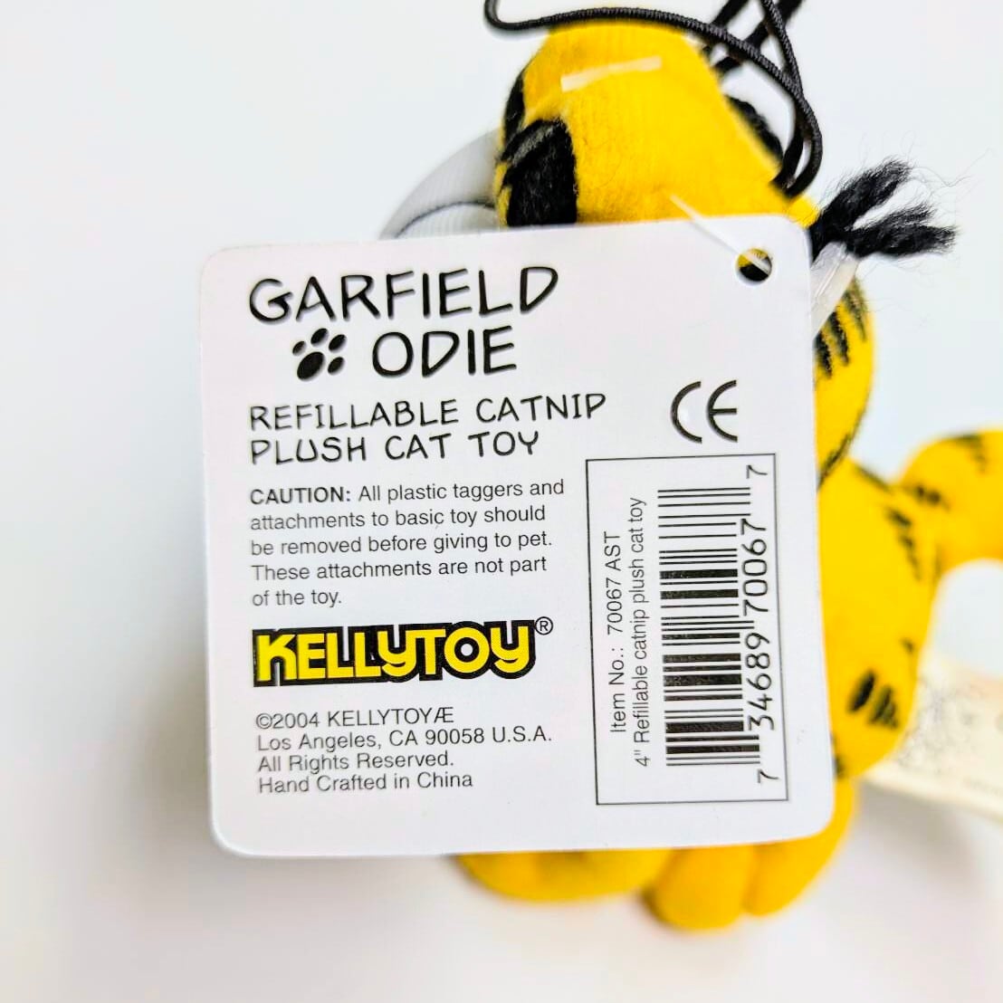 ☆ VINTAGE ☆ 【ガーフィールド（Garfield）ぬいぐるみキーホルダー 】PLUSH KeyHolder 2004年製〚アメリカン雑貨 アメトイ〛