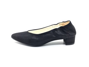 Heel Pointed-plain / Black metallic（400BB）