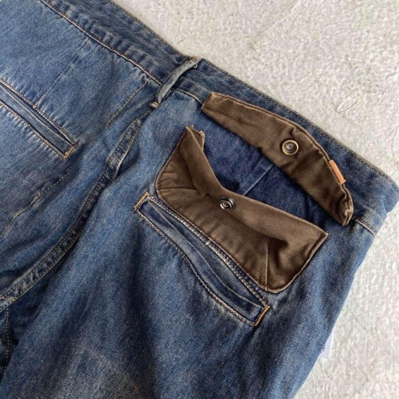 Topanga Men's　ダブルポケットヴィンテージデニム 　ダークブルー