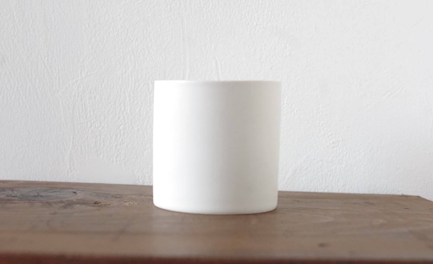 湯呑 円柱 白マット