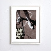 enjoy tennis｜光と影が織りなすスポーツフォトアートポスター｜洗練と躍動を感じるモダンインテリアに映える一枚A4ポスター