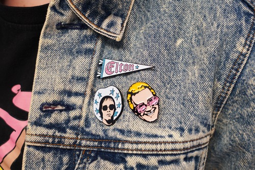 Elton John x Oxford Pennant "Elton John" Enamel Pin Set