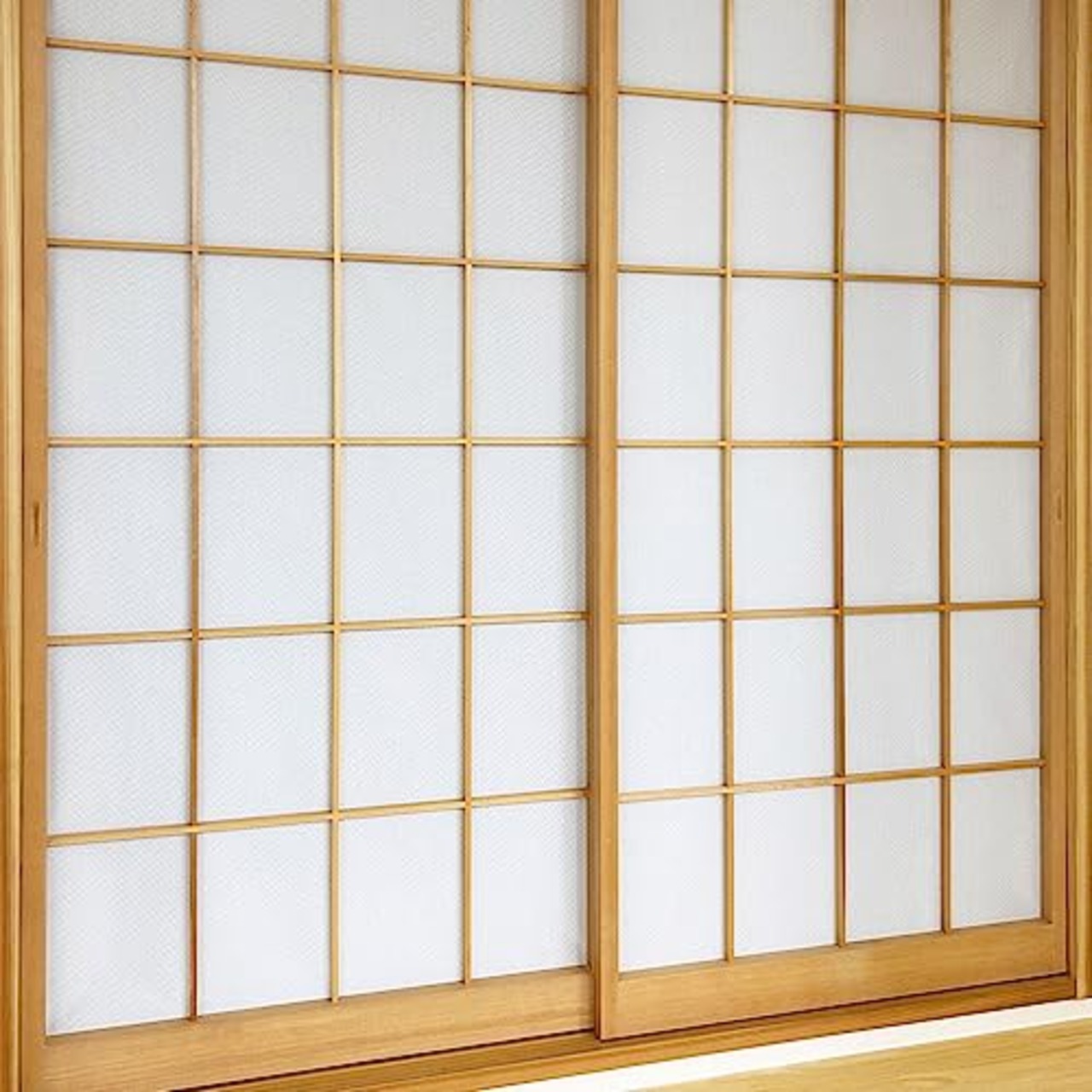 カエイレース(Kaei-lace) 加栄レース(Kaei Lace) 【障子に貼るレース 無地 2枚入り】30031 破れない障子紙 遮熱 花粉キャッチ 断熱 採光性 通気性 作業簡単 日本製