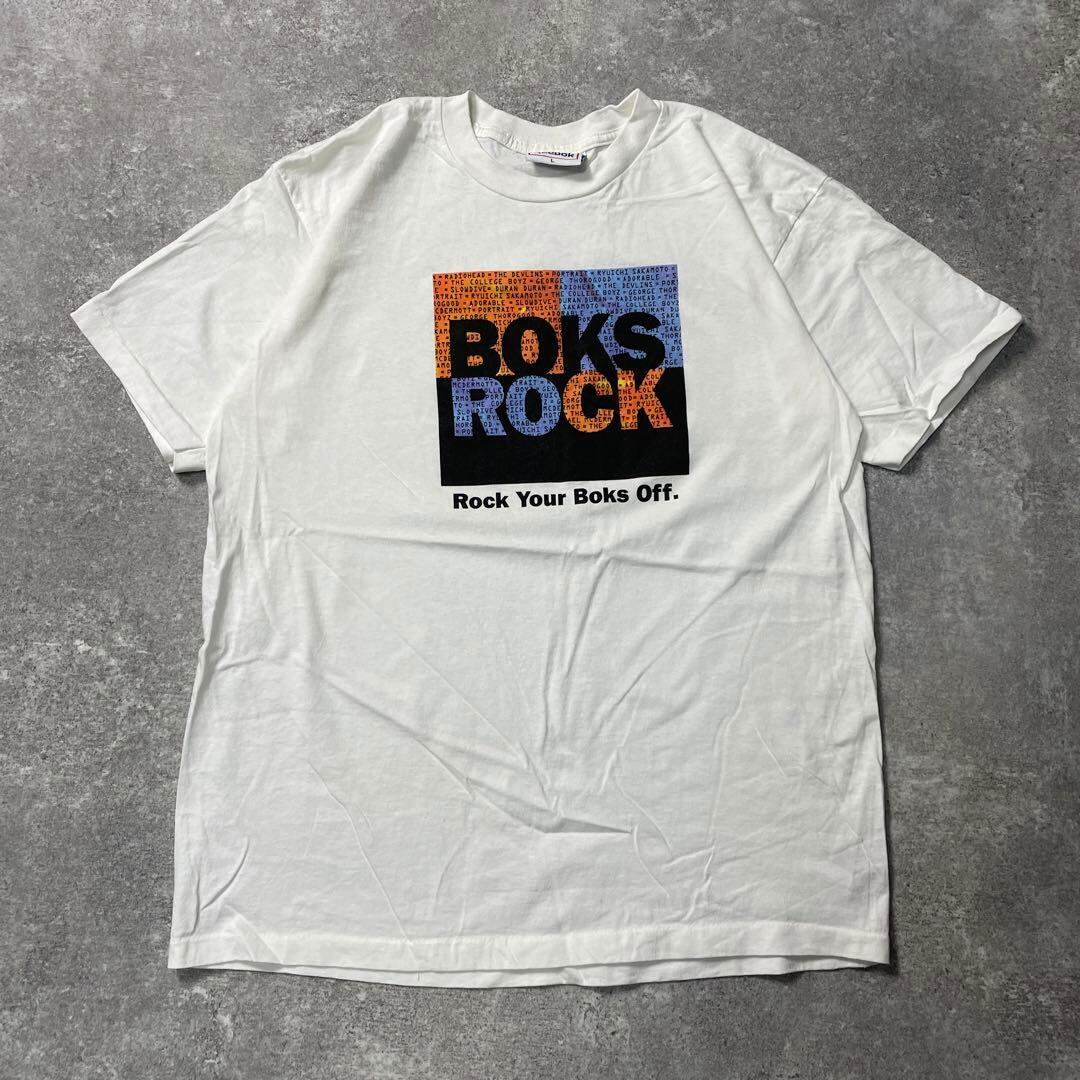 90s USA製 Reebok Boks Rock vintage Tシャツ