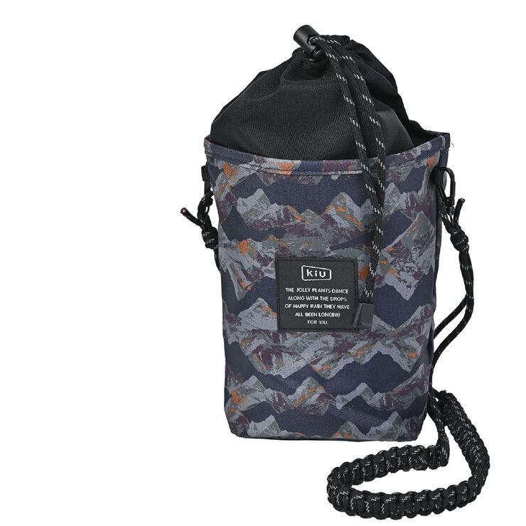 KiU DRAWST MINI BUCKET BAG ドローストリングミニバケットバッグ K375