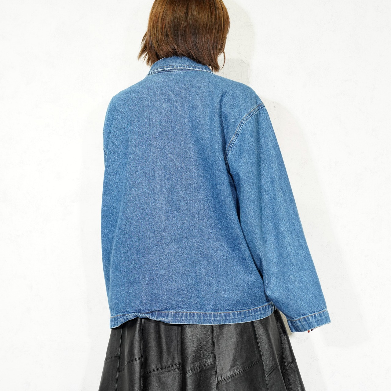USA VINTAGE New Direction EMBROIDERY DESIGN DENIM JACKET/アメリカ 