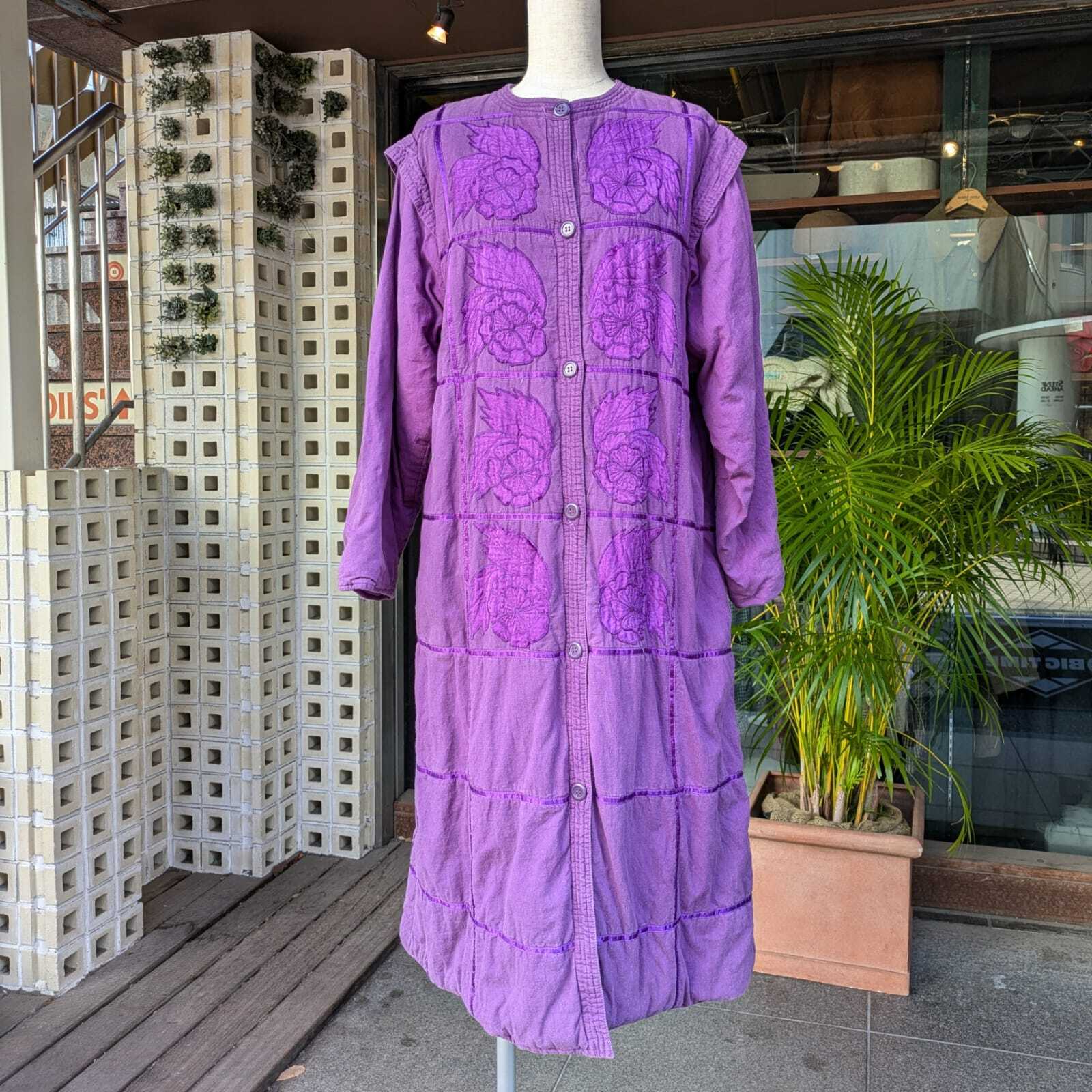 Flower embroidery coat / フラワー エンブロイダリー コート | BIG