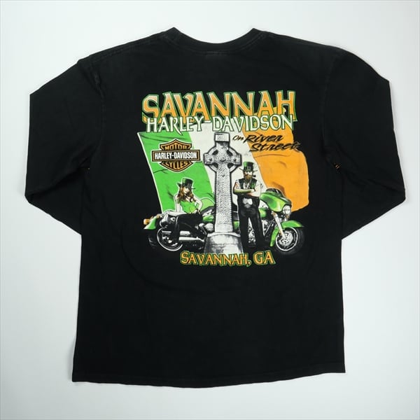 『希少』ハーレーダビッドソン ヴィンテージ ロングTシャツ クローバー Size【L】 VINTAGE ヴィンテージ Harley-Davidson ハーレー