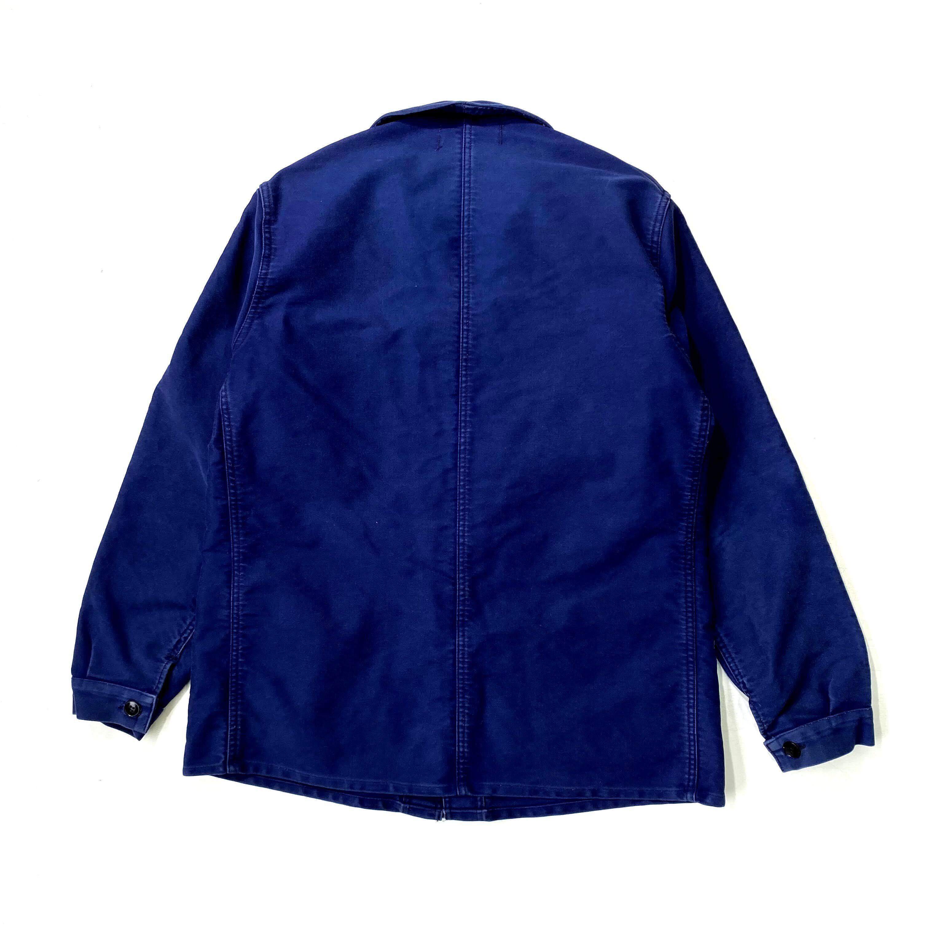 60年代 フランス製 Le Mont Sant Martin ブルーモールスキン ユーロ 