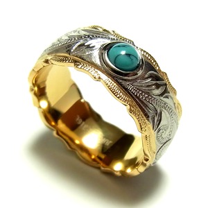 Hawaiian jewelry turquoise ring（grs8673）