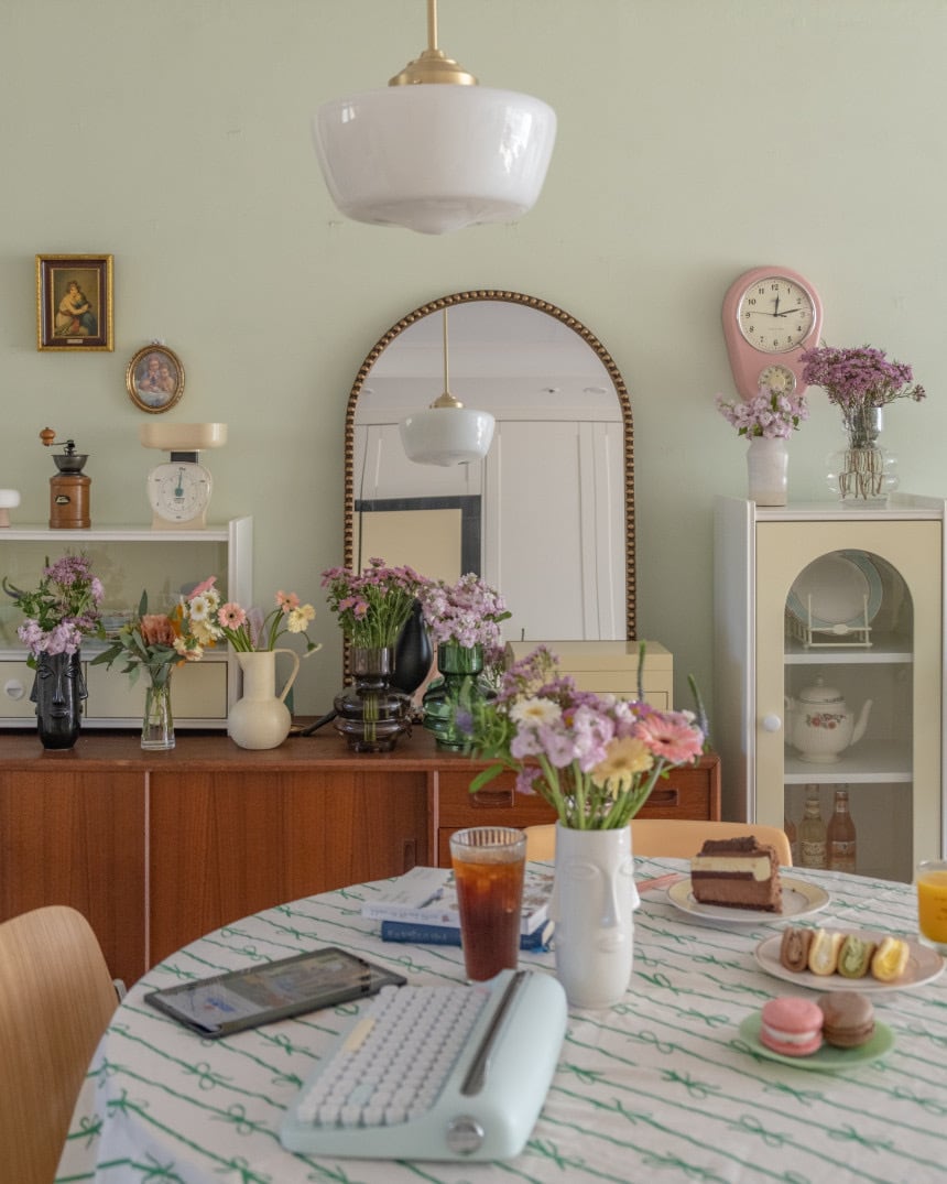 vintage antique arch wall mirror / ヴィンテージ アンティーク調