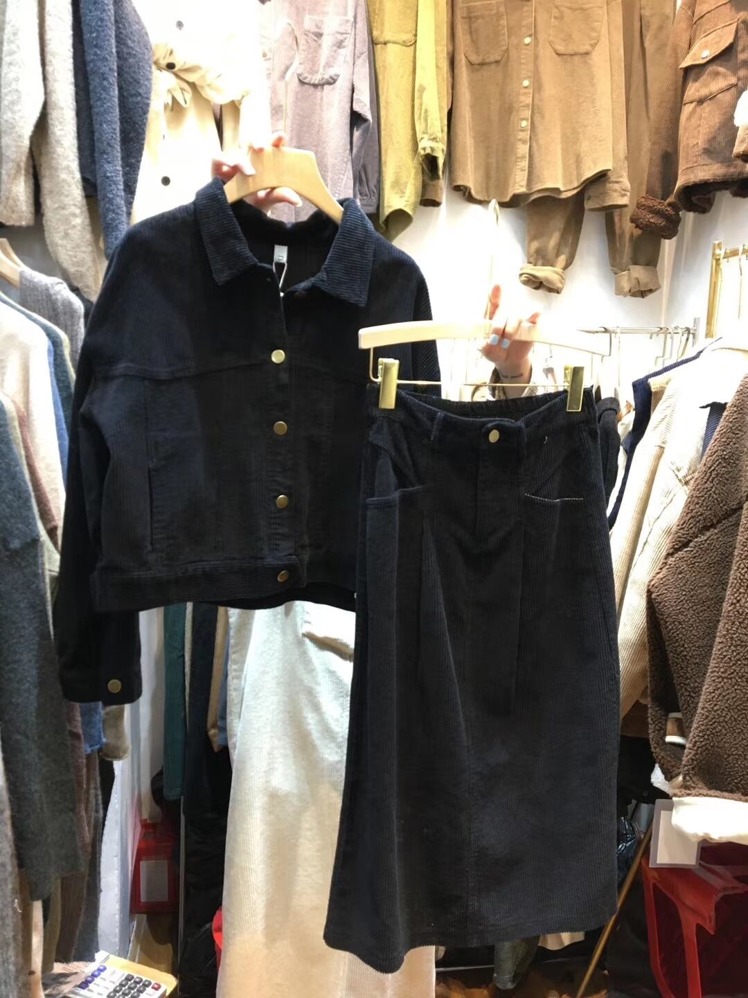 ジャケット・タイトスカート　セットアップ　AJ33167-5090