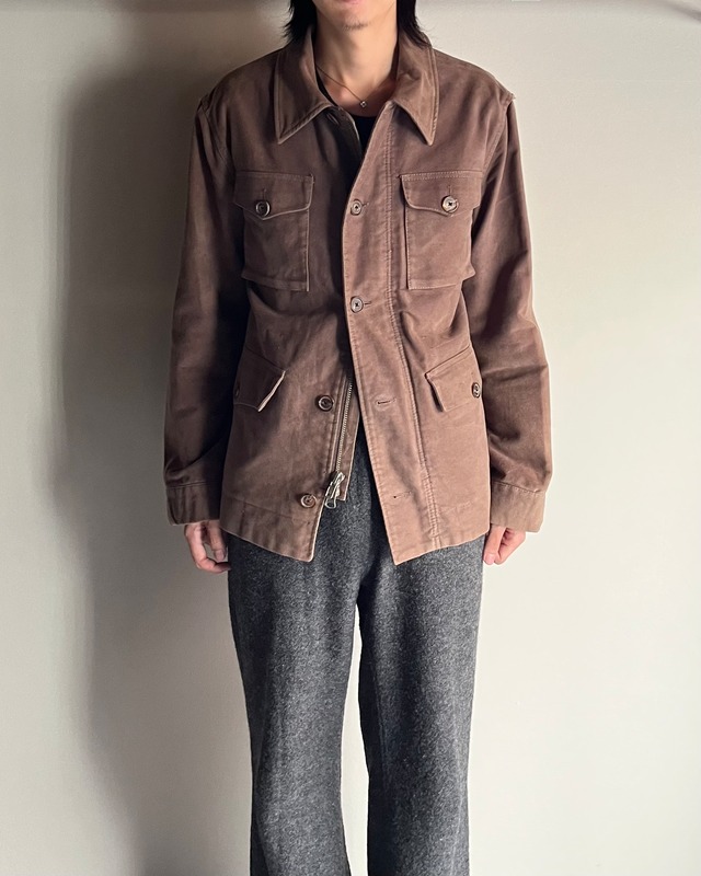 【MARC JACOBS】moleskin 4-pocket safari jacket
