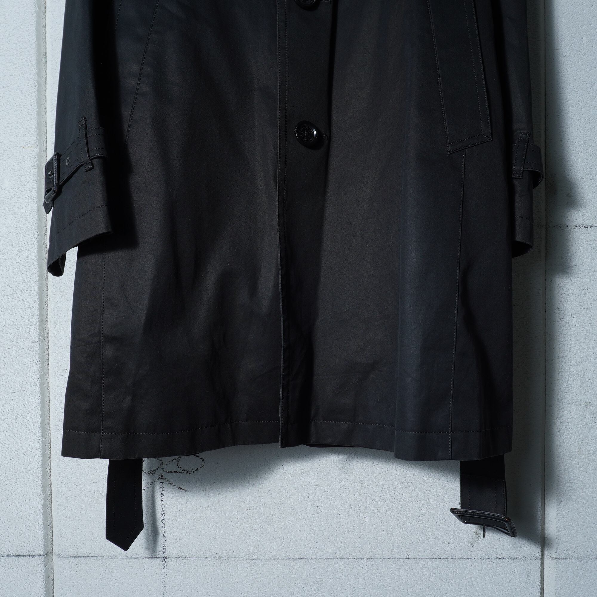 BURBERRY】バーバリー 中綿ライナー・ベルト付トレンチコート black