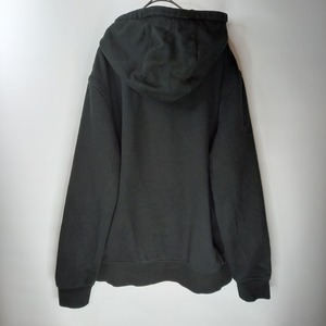 ラコステ　プルオーバーフーディー　パーカー　刺繍ロゴ　ブラック　ユーロ古着