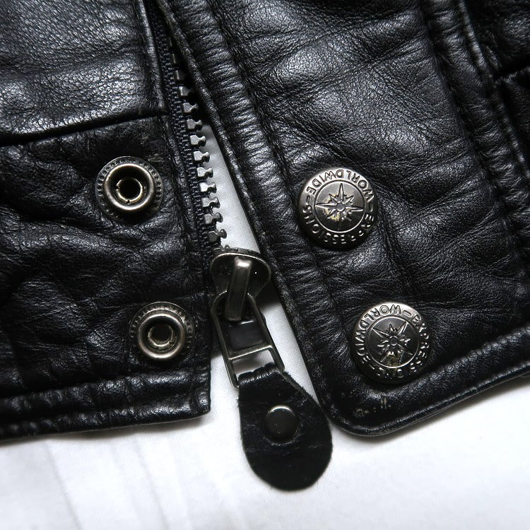 古着 90年代 EXPRESSIONS 本革 レザージャケット ブルゾン