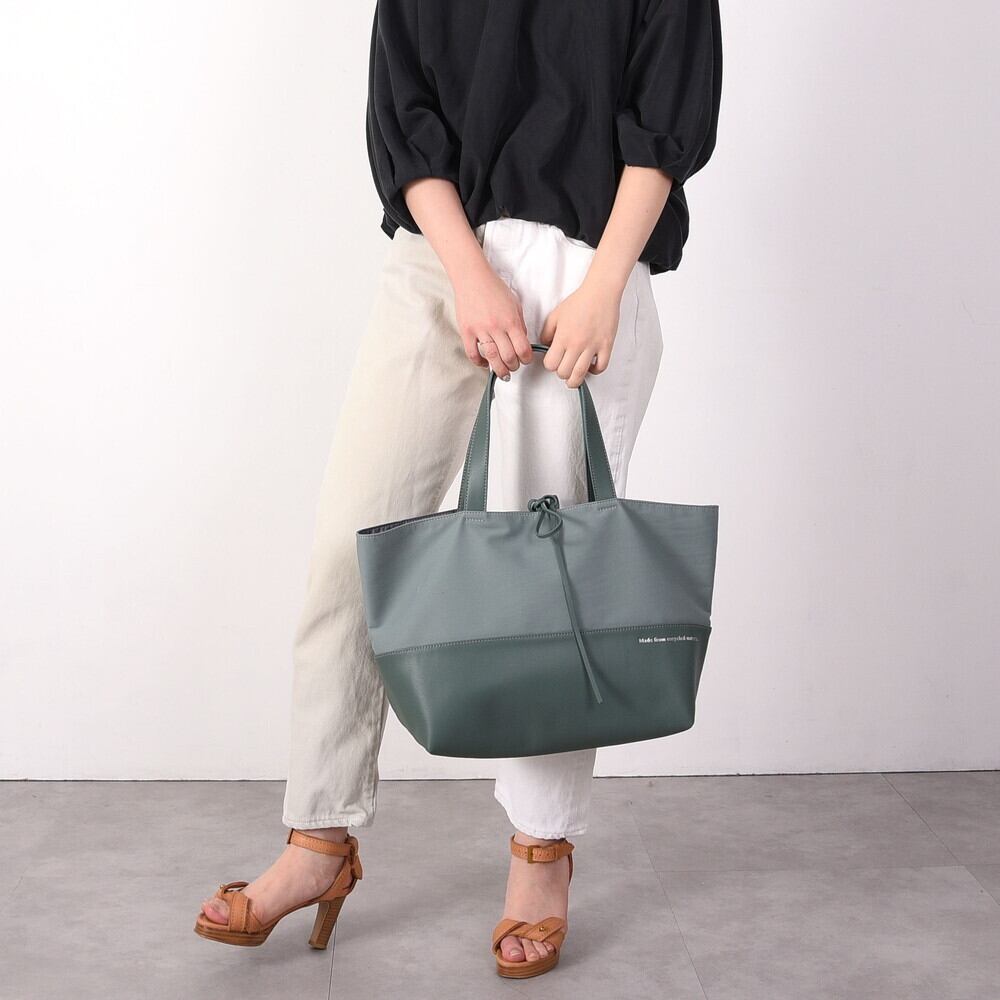 22新作 Cooco リサイクルpetコンビトートバッグ 対応 トートバッグ レディース 通勤 シンプル 大人 Island Laif アイランドライフ レディースバッグ メンズバッグの専門店