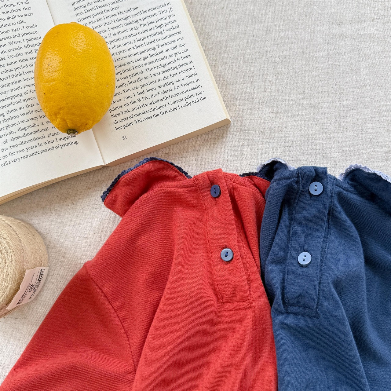 夏レトロカラーTシャツ