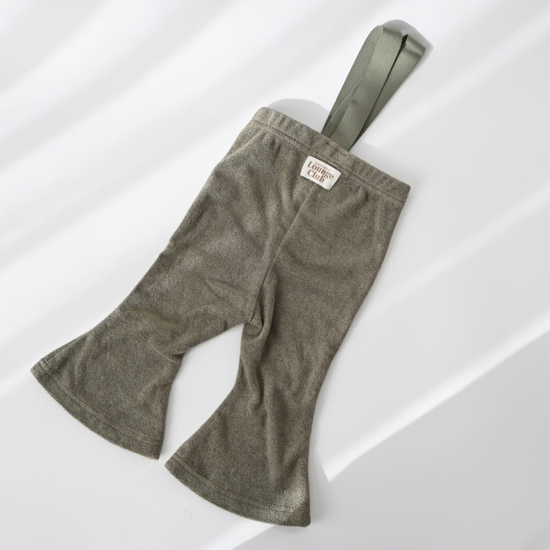 【TWIN COLLECTIVE】FRANKIE FLARE - MOSS GREEN TERRY