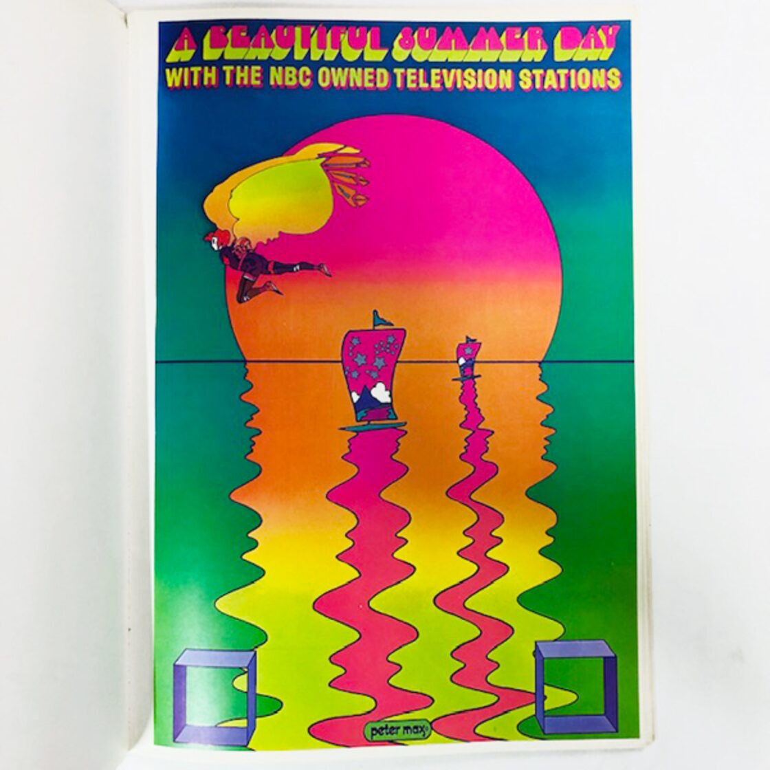 ピーター・マックスポスター集 1970年初版「Peter Max: Poster book 