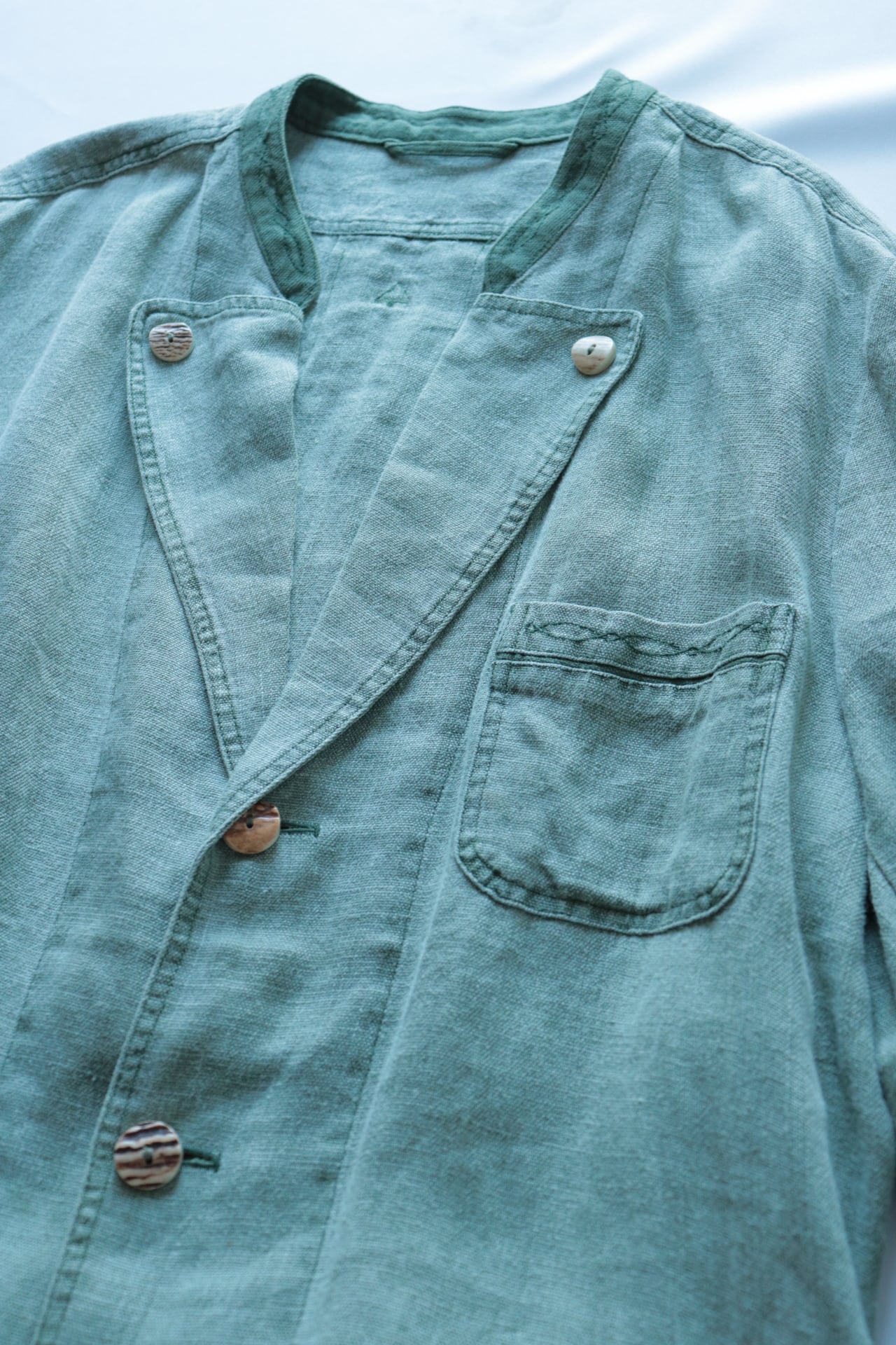 Vintage Linen Tyrolean Jacket