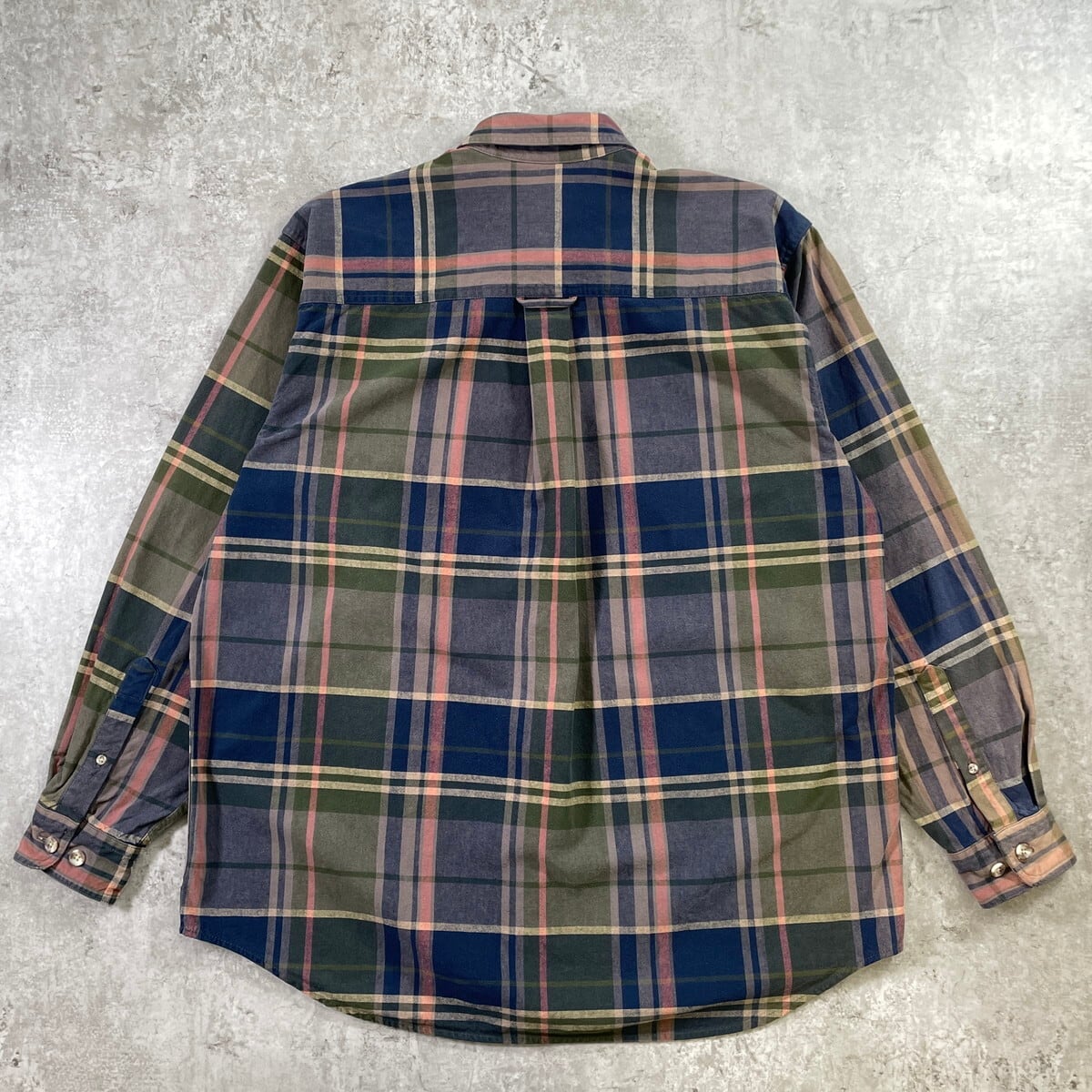 90年代 白タグ Eddie Bauer エディーバウアー Elkborn Canvas チェック