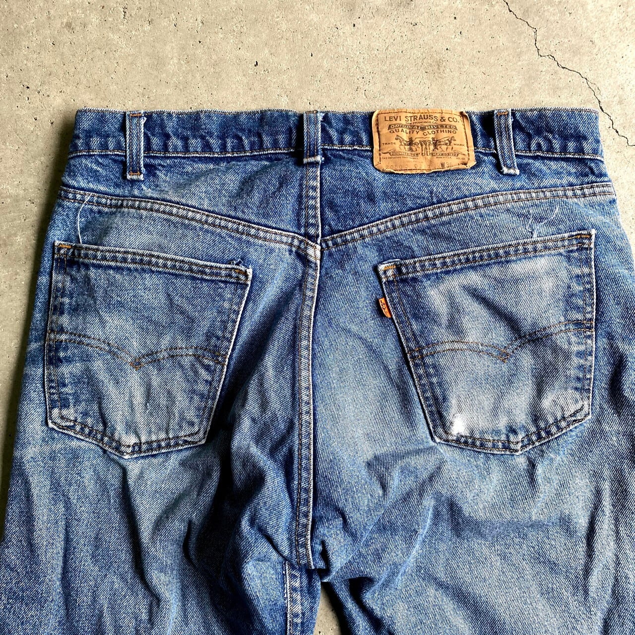 80年代 オレンジタブ USA製 Levi's リーバイス 505-0217 テーパード