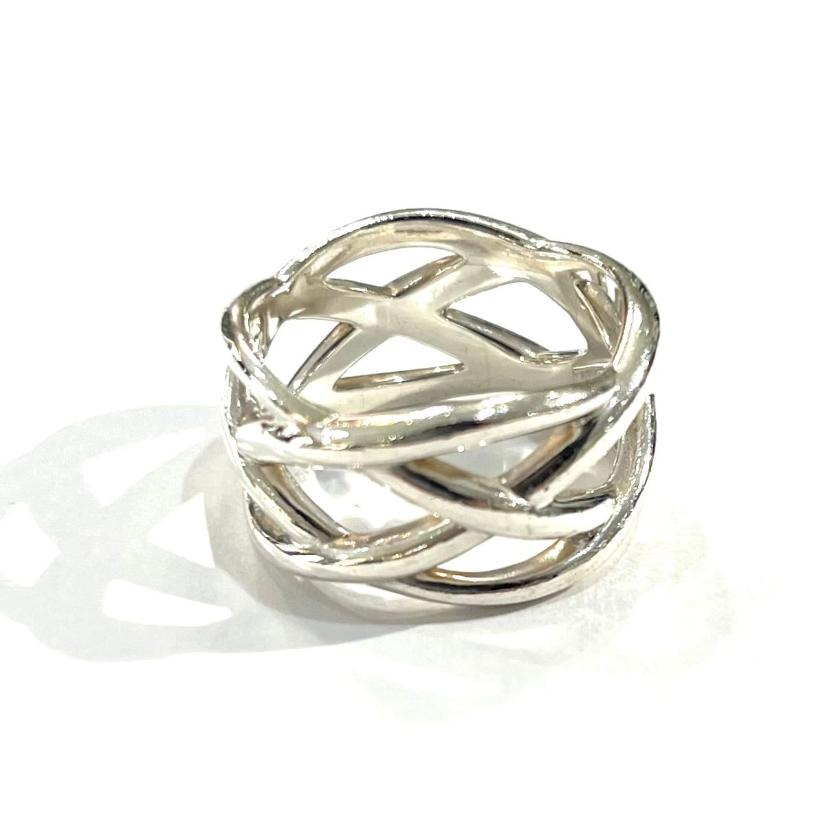 希少サイズ【TIFFANY&CO】【19号】2602 名品ケルティック 編み込み