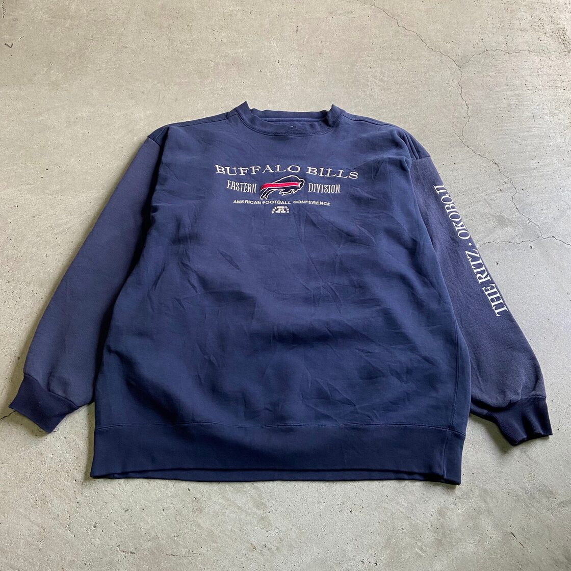 NFL BUFFALO BILLS バッファロービルズ チームロゴ 刺繍 スウェット 