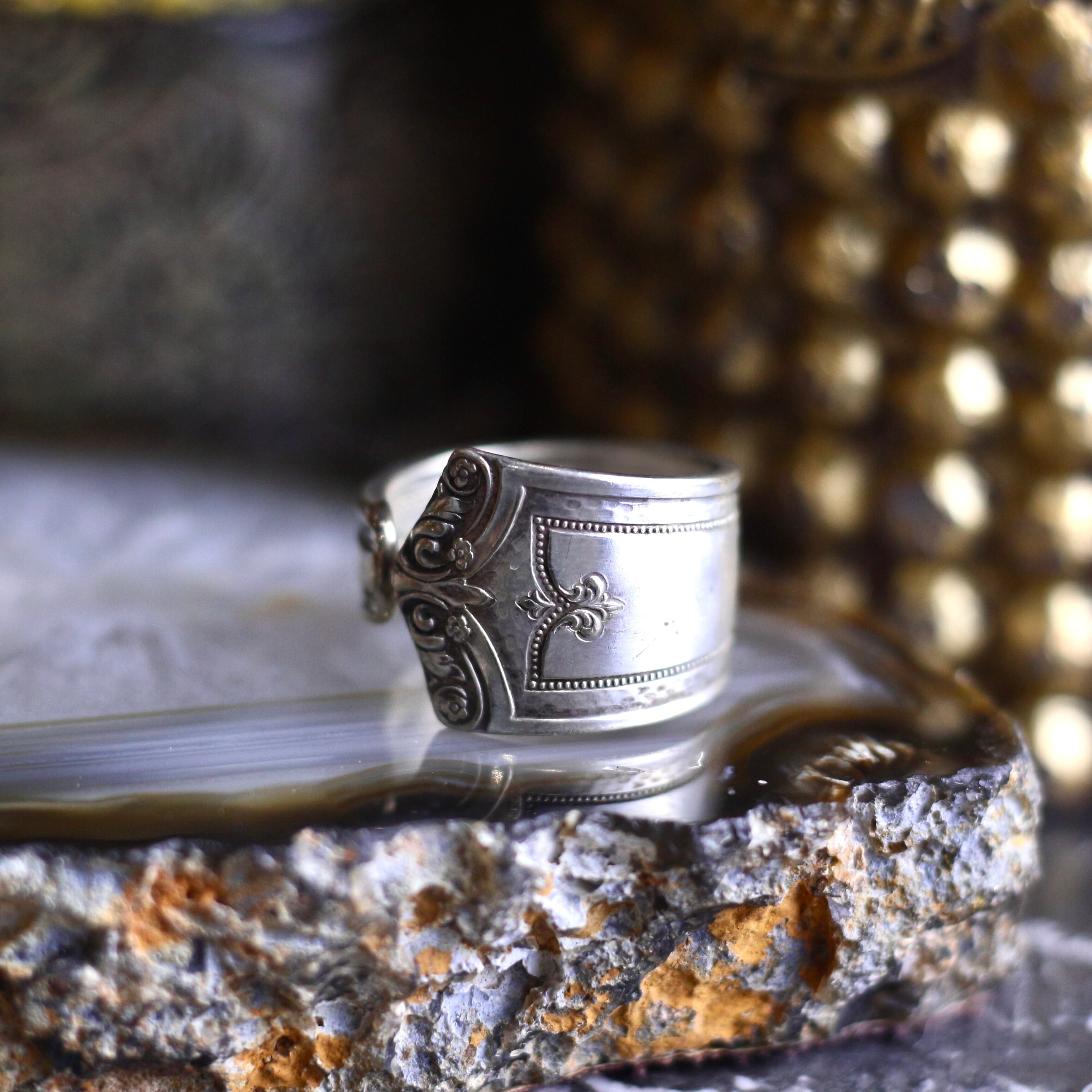 NAVAJO OLD VINTAGE シルバー ブロンズ カッパーリング 20号 19th CENTURY〜THE EARLY 20th CENTURY EU VINTAGE SILVER CUTLERY