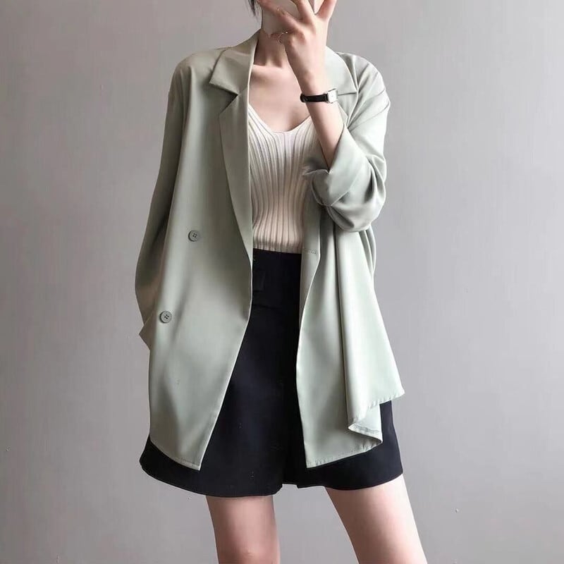【即納商品】drape jacket 103069 グリーンS