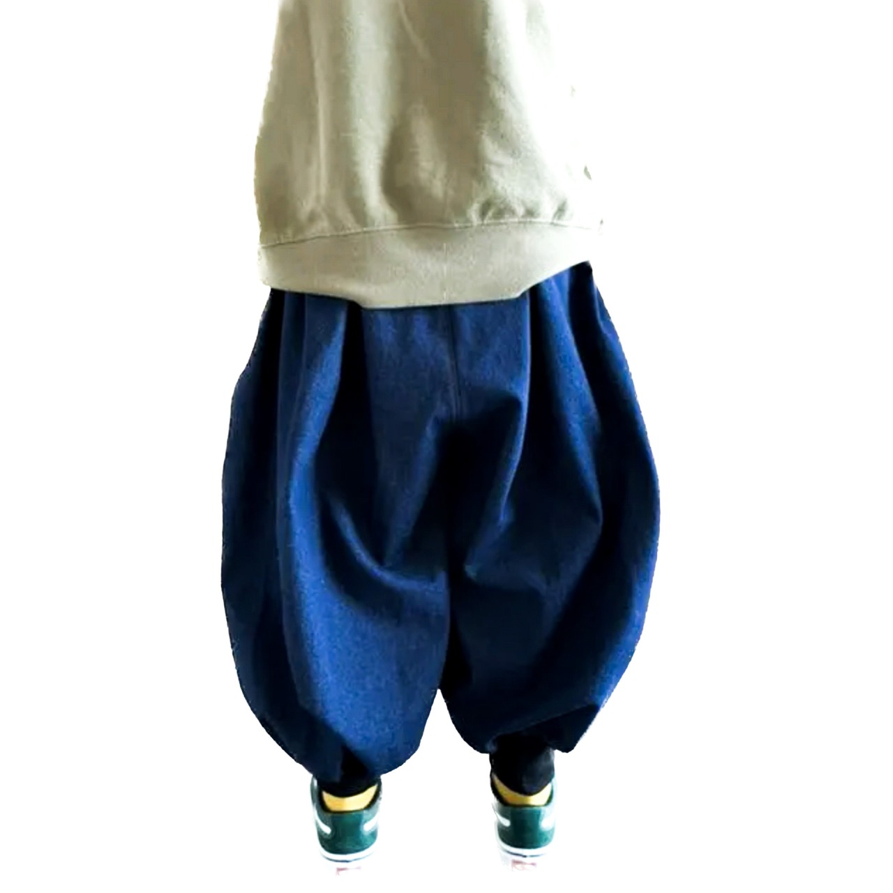 UNFINISHED カボチャパンツロング　カーキ2023019