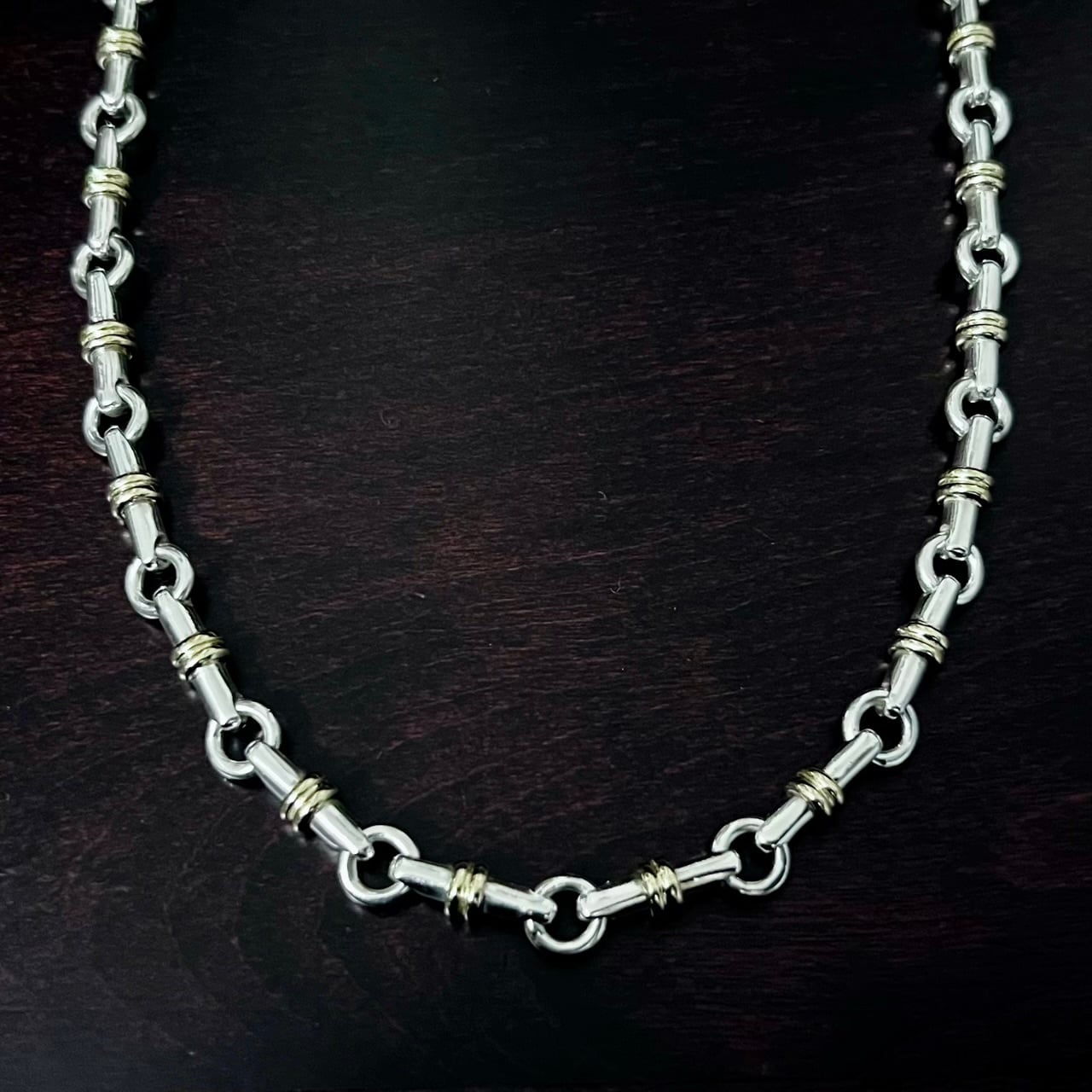 VINTAGE TIFFANY & CO. Bridle Link Necklace / W Bracelet Sterling