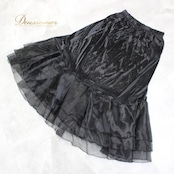 社交ダンス 衣装 スタンダード スカート パニエ ペチコート レッスンウェア 無地 ICHIOKU イチオク ブラック系 黒 シンプル 差し色 上品 スカート丈 約83cm ウエストゴム 伸縮性 ポリエステル ポリウレタン ドレス 装飾 ステージ 衣装 お洒落 パーティー レディース 用途 多様 シンプルデザイン ふんわり フレア 貼付き 便利 着回し 仕立てやすい