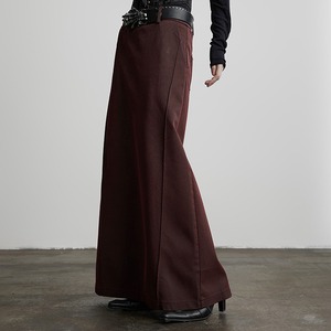 Back slit long skirt S268