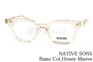 NATIVE SONS メガネ Rams Col.Honey Mauve PL-084U ウェリントン  ネイティブサンズ 鯖江 日本製 正規品