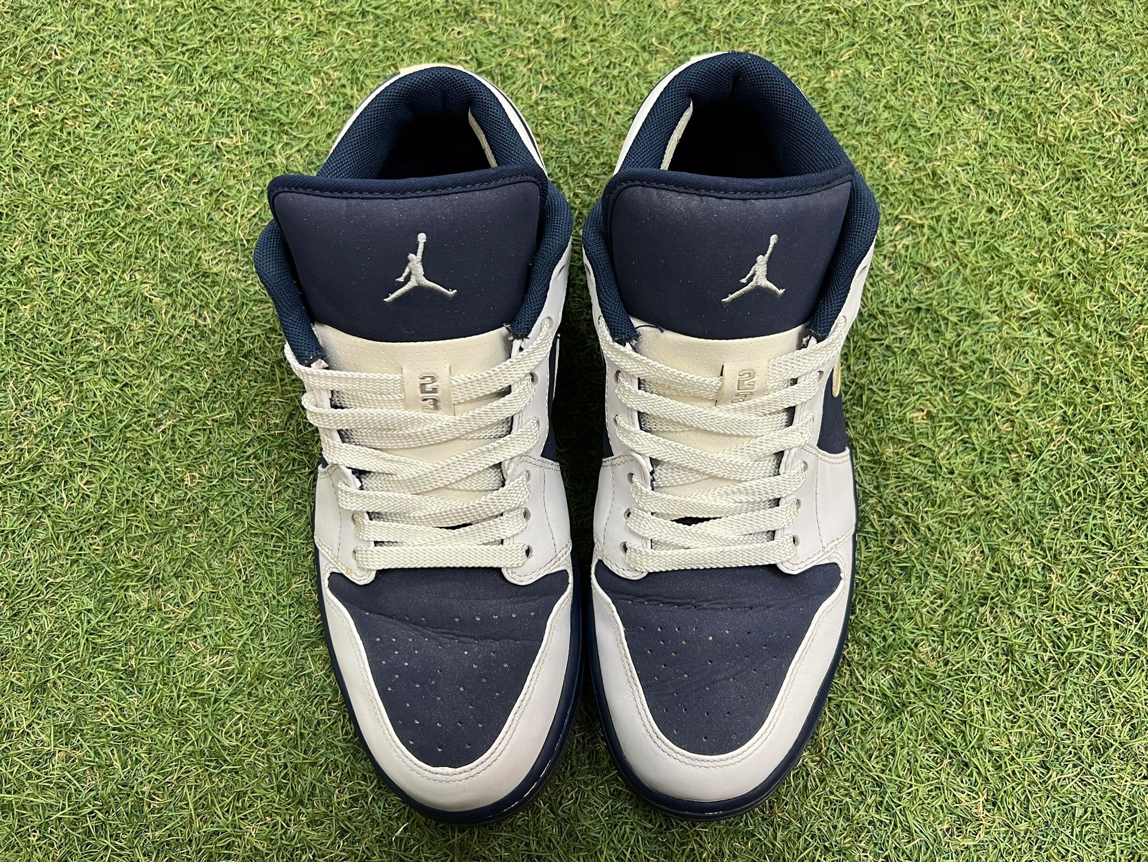 NIKE AIR JORDAN 1 PHAT LOW PLATINUM 338145-107 28.5cm 086064 