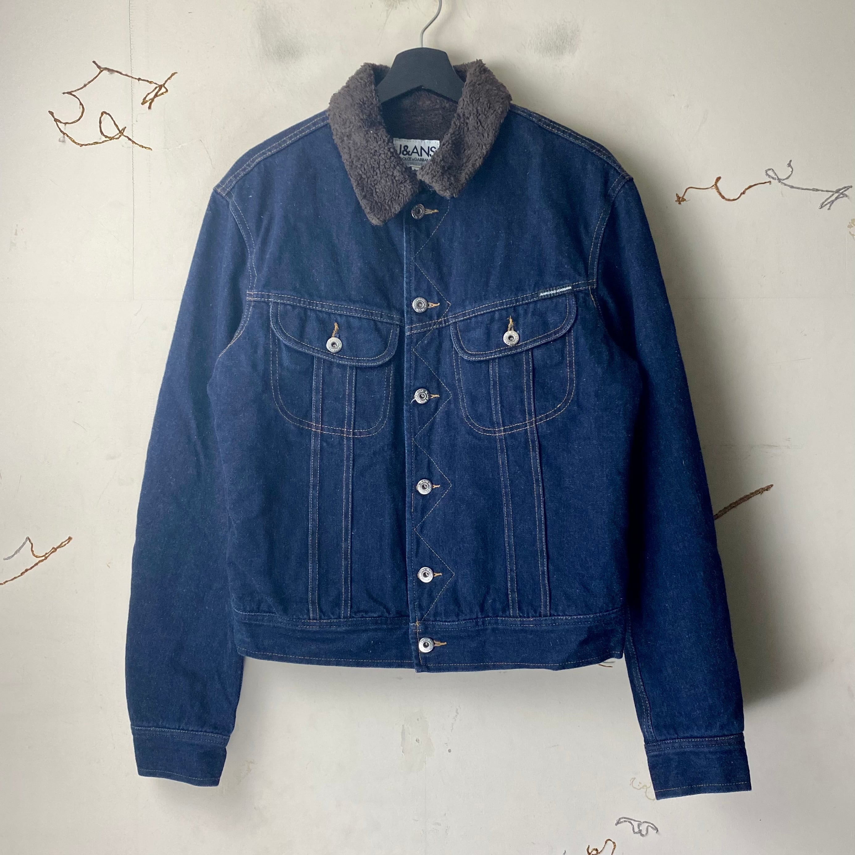 J&ANS DOLCE&GABBANA denim boa jacket | NOIR ONLINE
