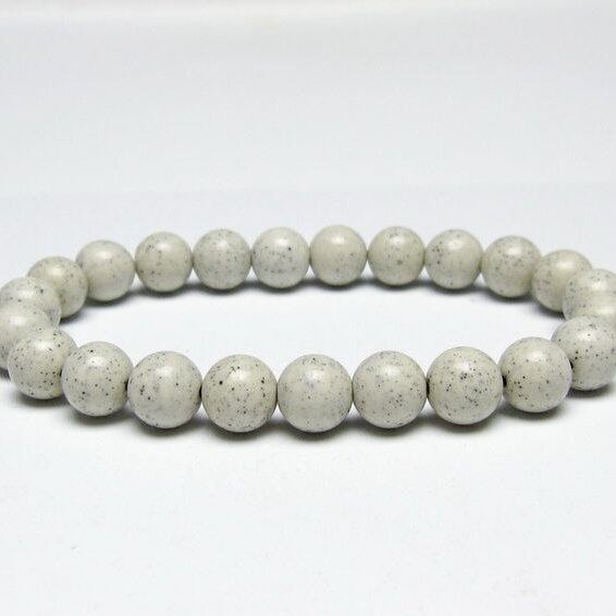 北投石 ブレスレット 9mm 一点物 メール便可 111-50271